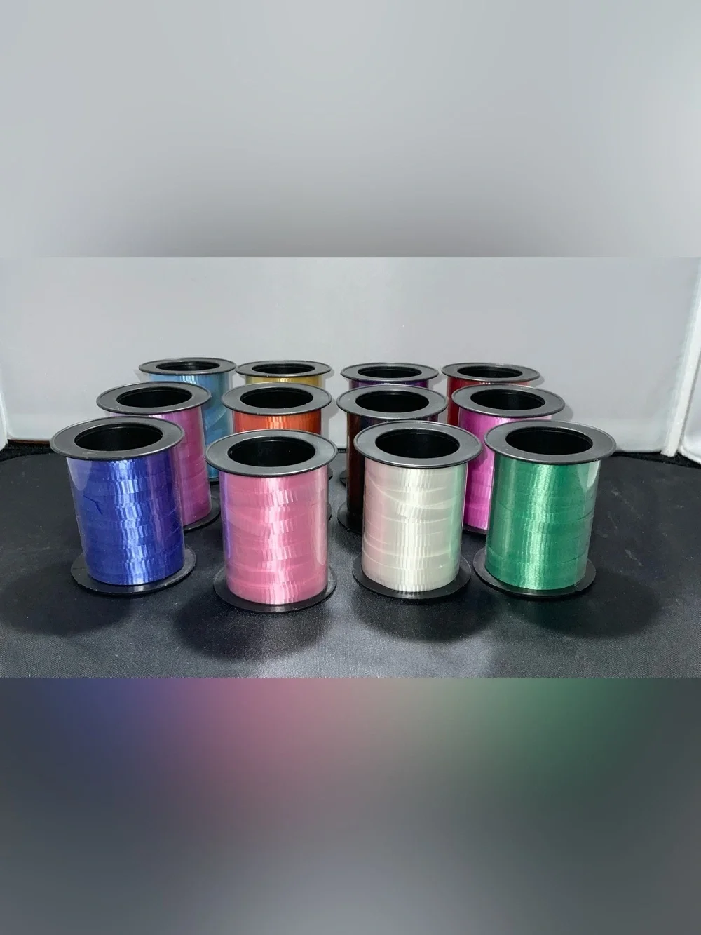 12 Pack Assorted Curling Ribbon – 60ft Each Spool – Gift Wrap Crafts Party Décor